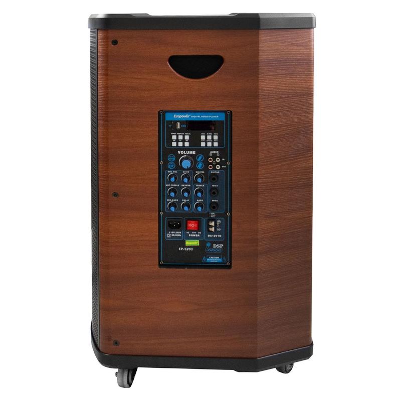 Caixa de Som Ecopower EP-S203 - USB/SD - Bluetooth - 80W RMS - 2
